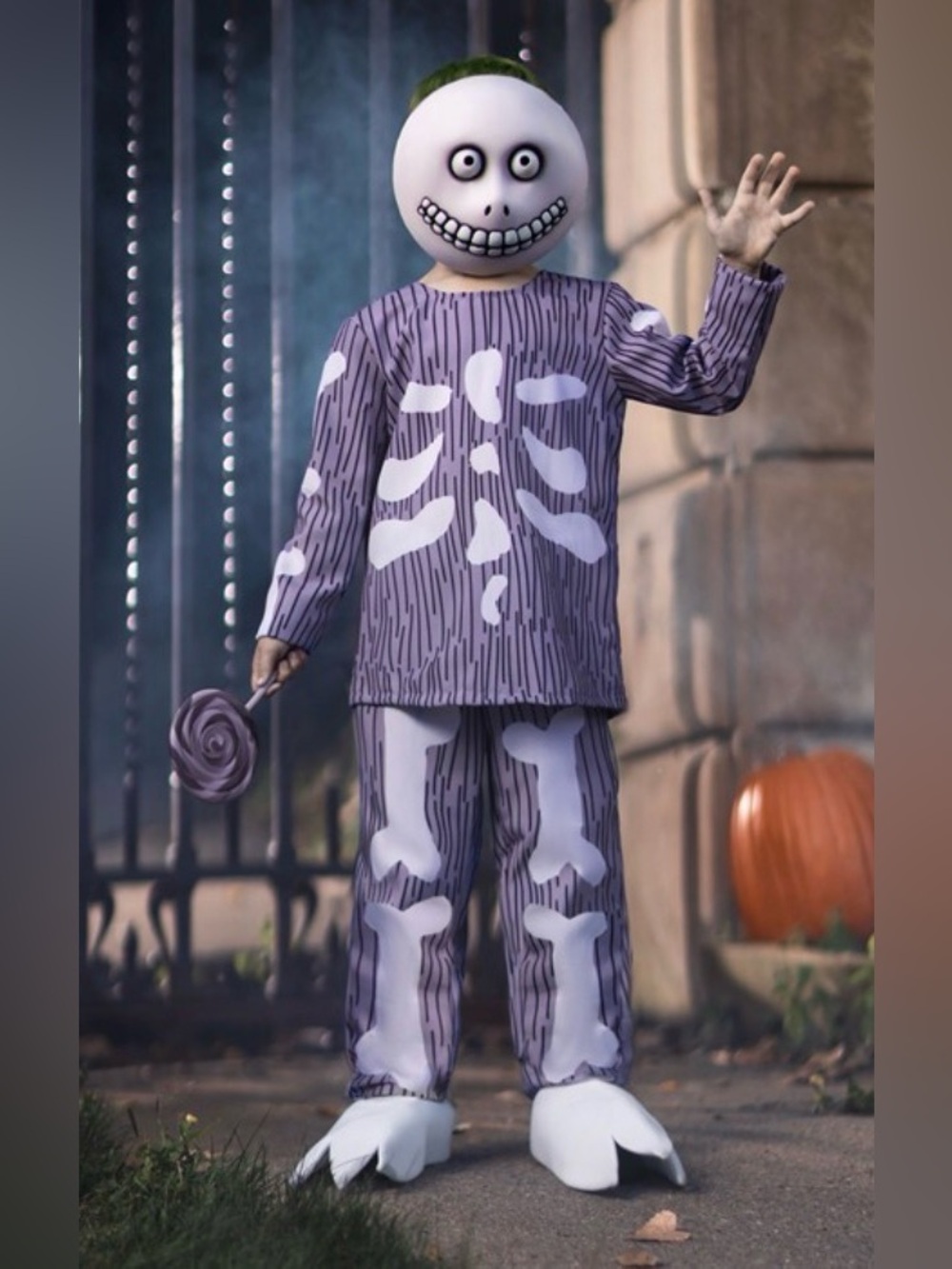 Disney Kid's Barrel Nightmare Before Christmas Costume NWT size medium 4+